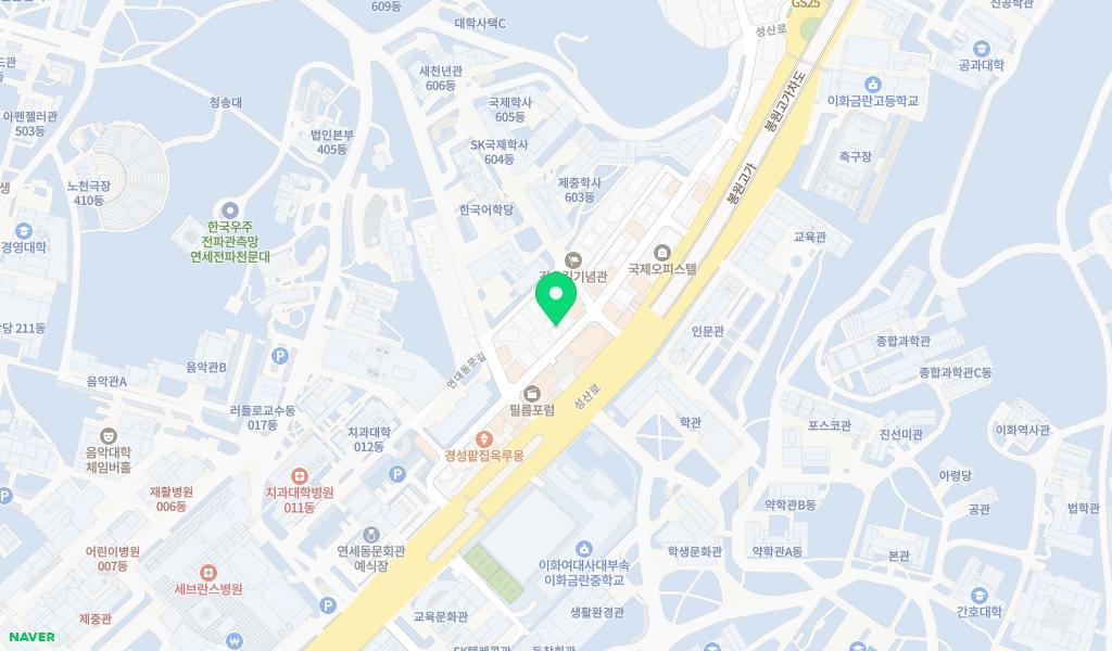 세브란스어린이집 위치 지도
