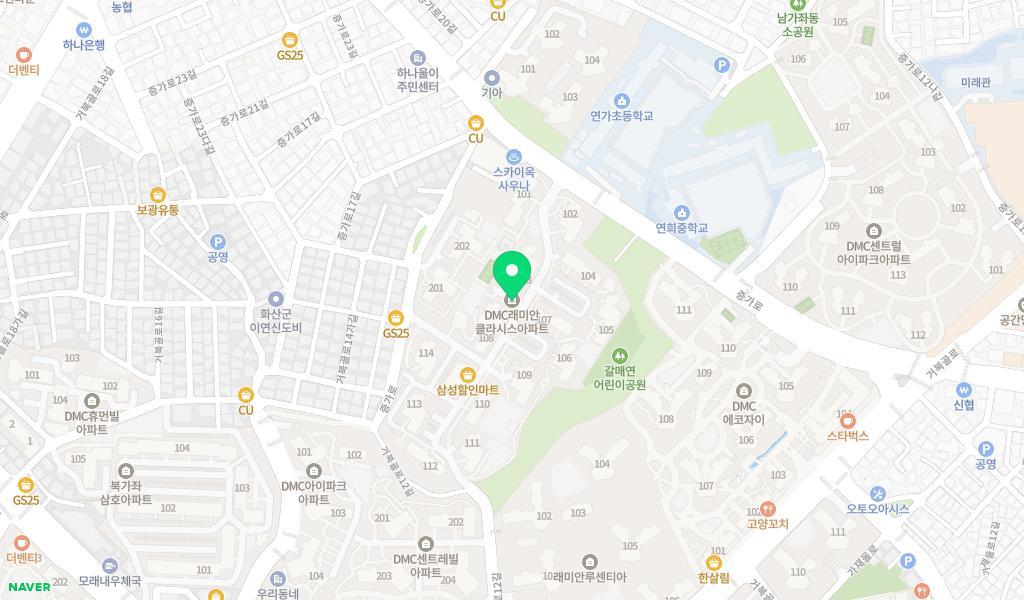 삼성영재어린이집 위치 지도