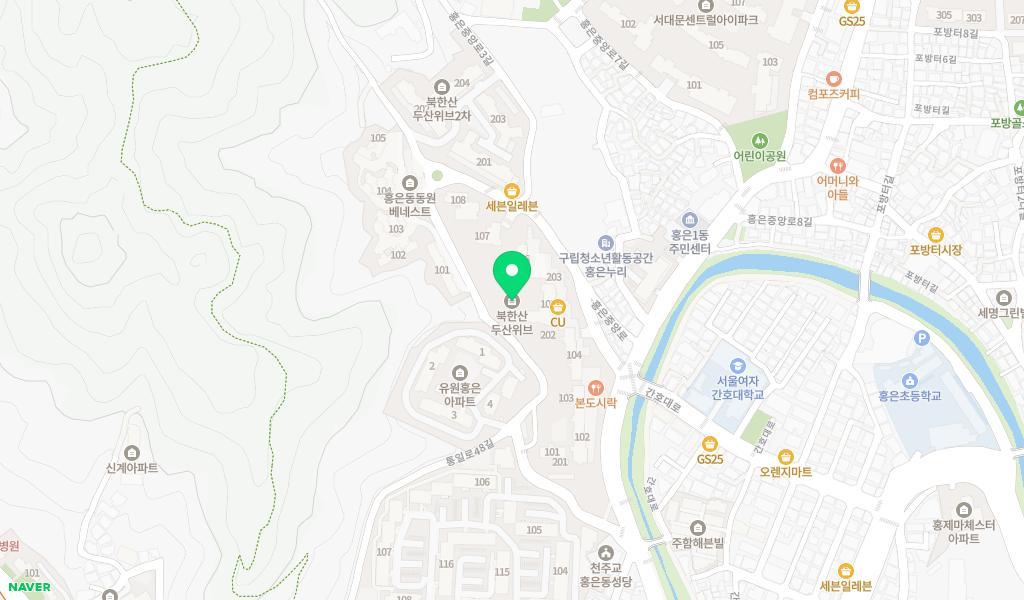 숲속별어린이집 위치 지도