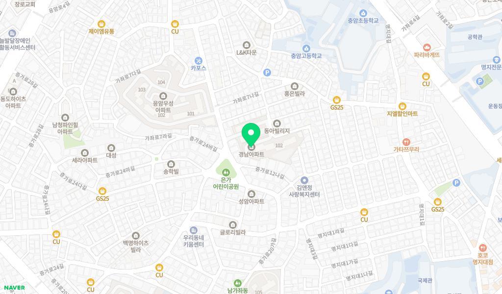 새누리어린이집 위치 지도