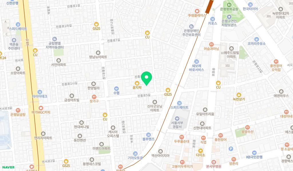 역촌꿈의숲어린이집 위치 지도