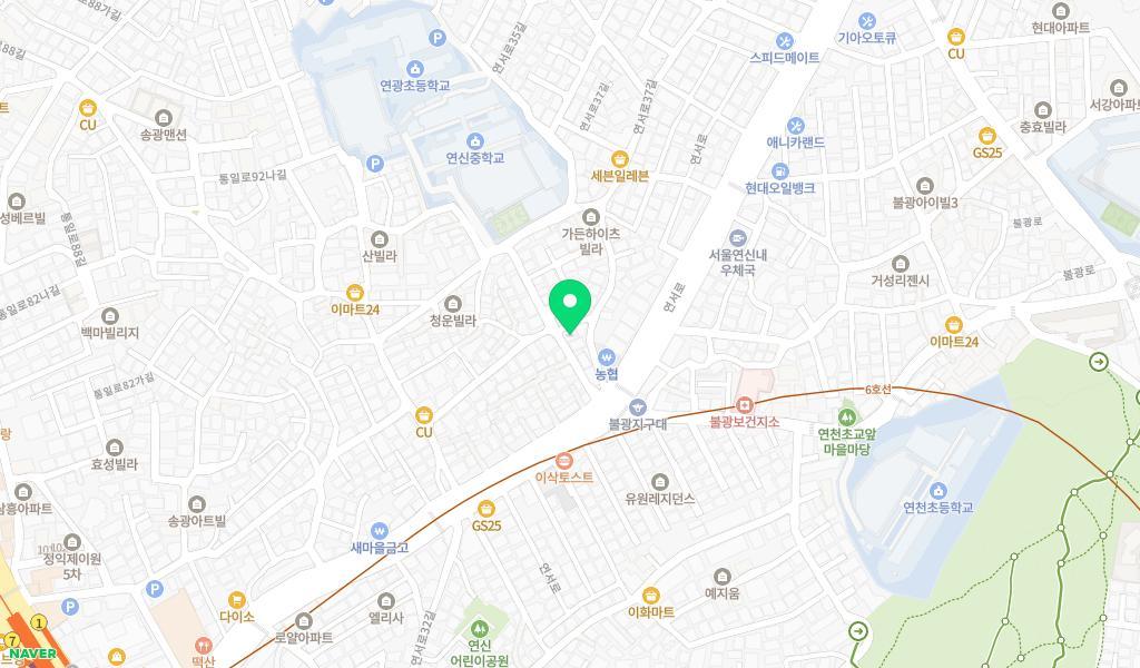 아이숲어린이집 위치 지도