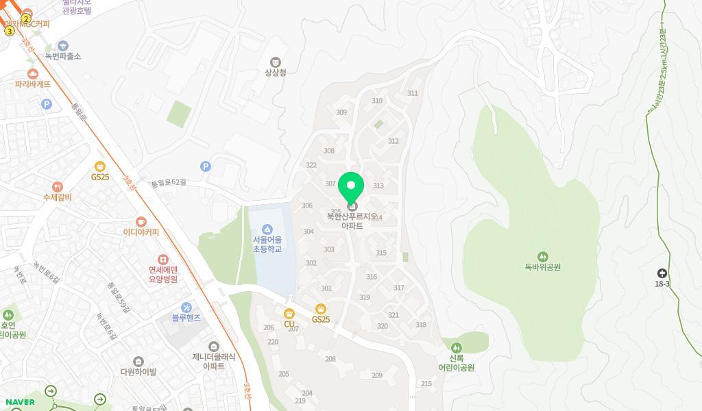푸른아이어린이집 위치 지도