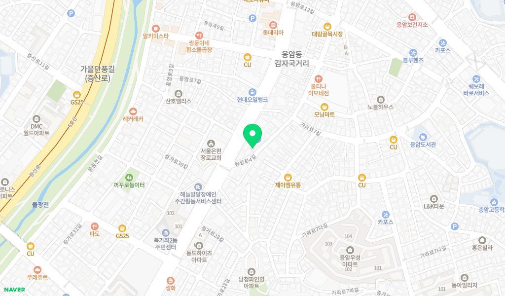 구립 다래어린이집 위치 지도