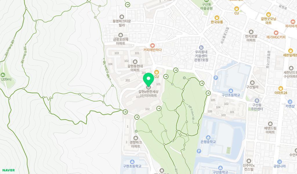 구립 맑은별어린이집 위치 지도