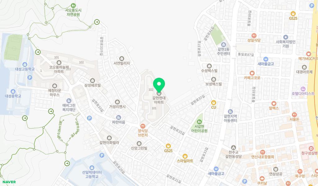 구립 꿈터어린이집 위치 지도