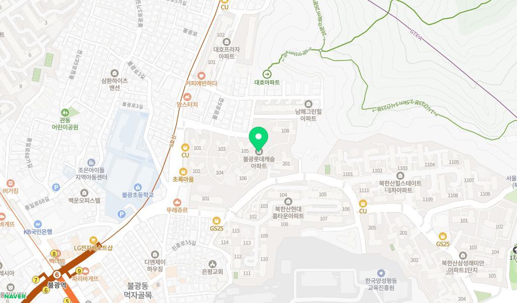구립 움찬어린이집 위치 지도