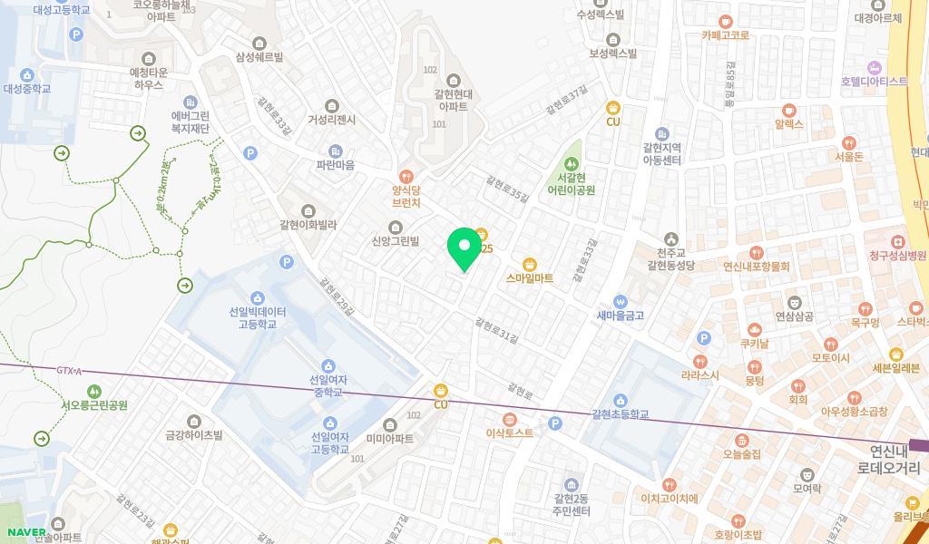 구립 가온누리어린이집 위치 지도