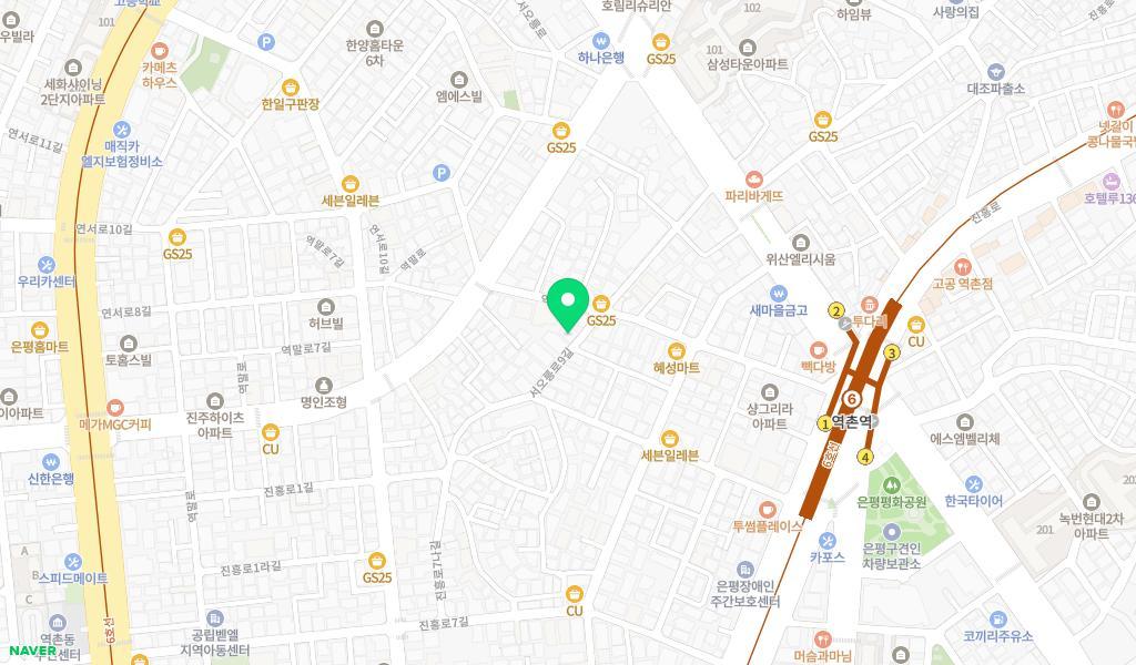 구립 은빛나래어린이집 위치 지도