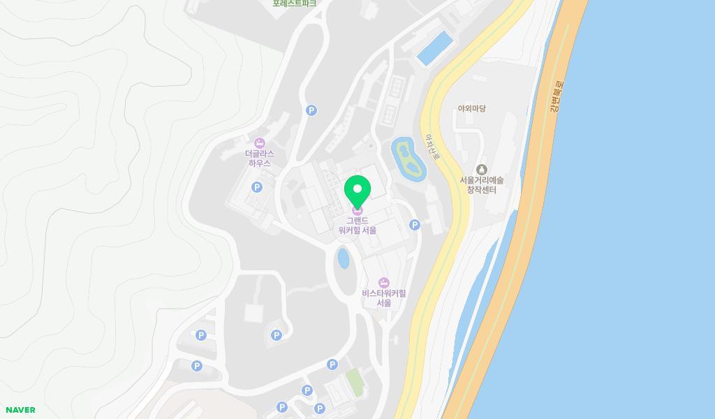 워커힐행복어린이집 위치 지도