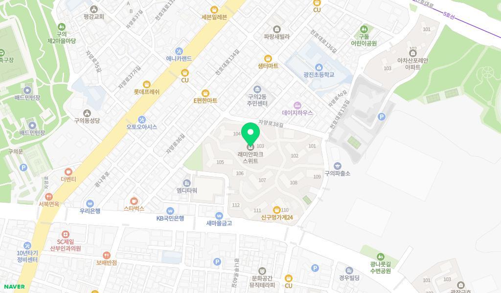 구립 파크스위트어린이집 위치 지도