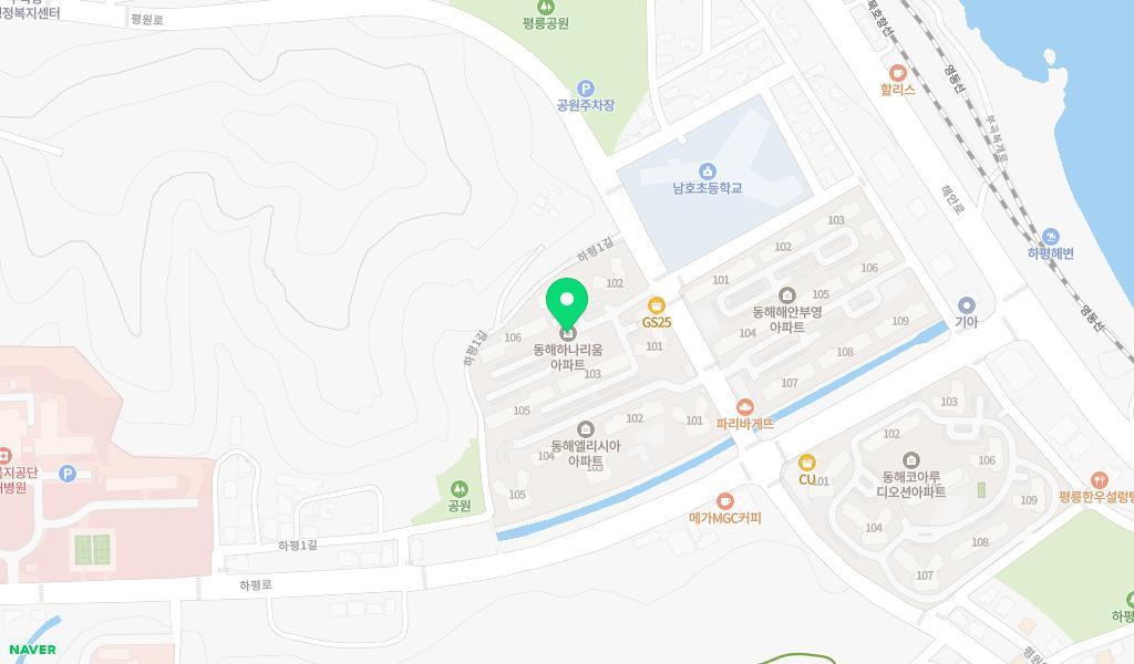 햇살어린이집 위치 지도