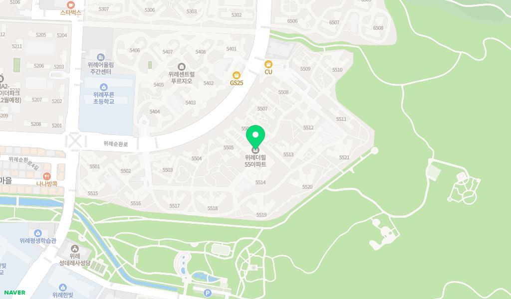 아이숲어린이집 위치 지도