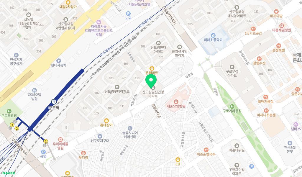 리틀몬테소리어린이집 위치 지도