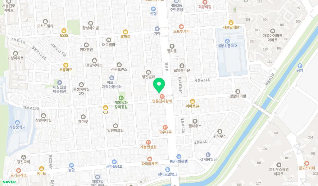 예다움보듬이나눔이어린이집 위치 지도