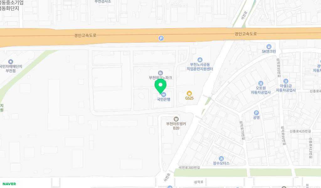 테크노파크3차어린이집 위치 지도