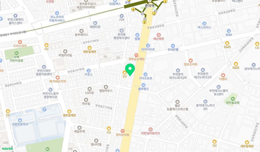 사랑숲어린이집 위치 지도