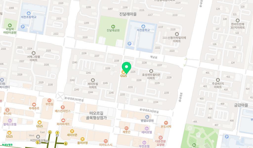 우리들어린이집 위치 지도