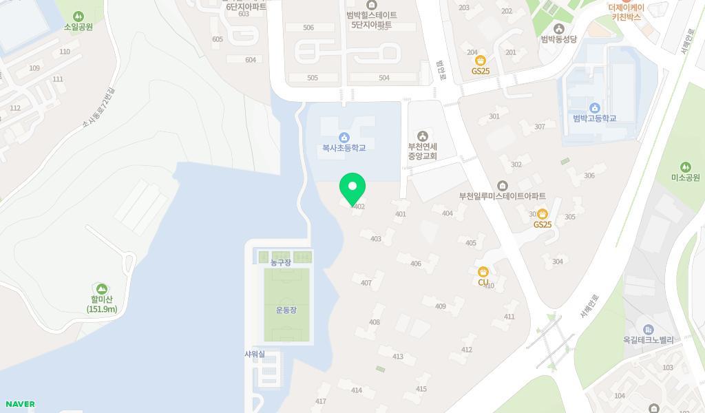 일루미금빛어린이집 위치 지도