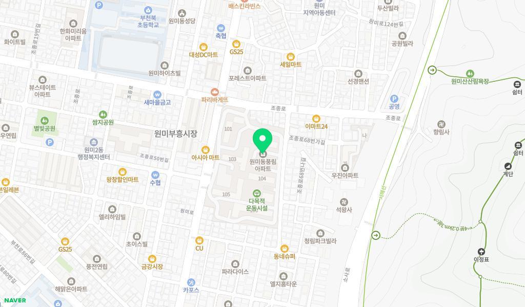예쁜마음어린이집 위치 지도