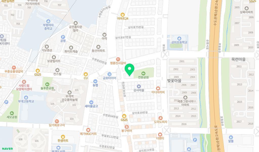 사랑몬테소리어린이집 위치 지도