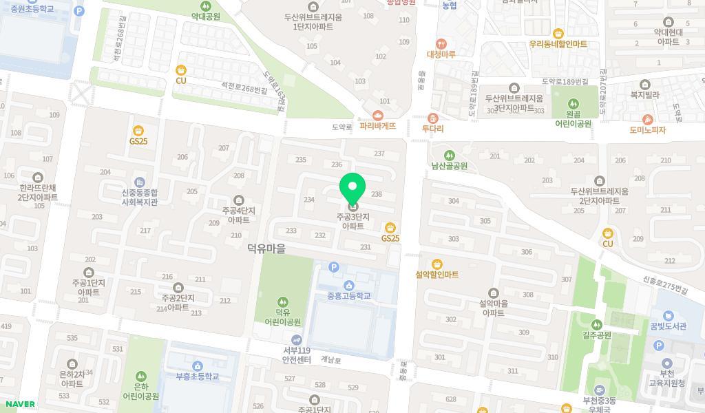 미소어린이집 위치 지도