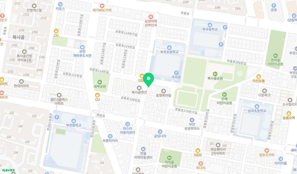 부곡어린이집 위치 지도
