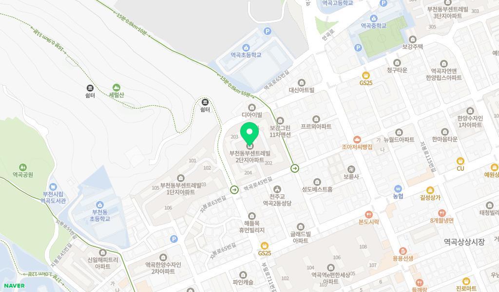 동부어린이집 위치 지도