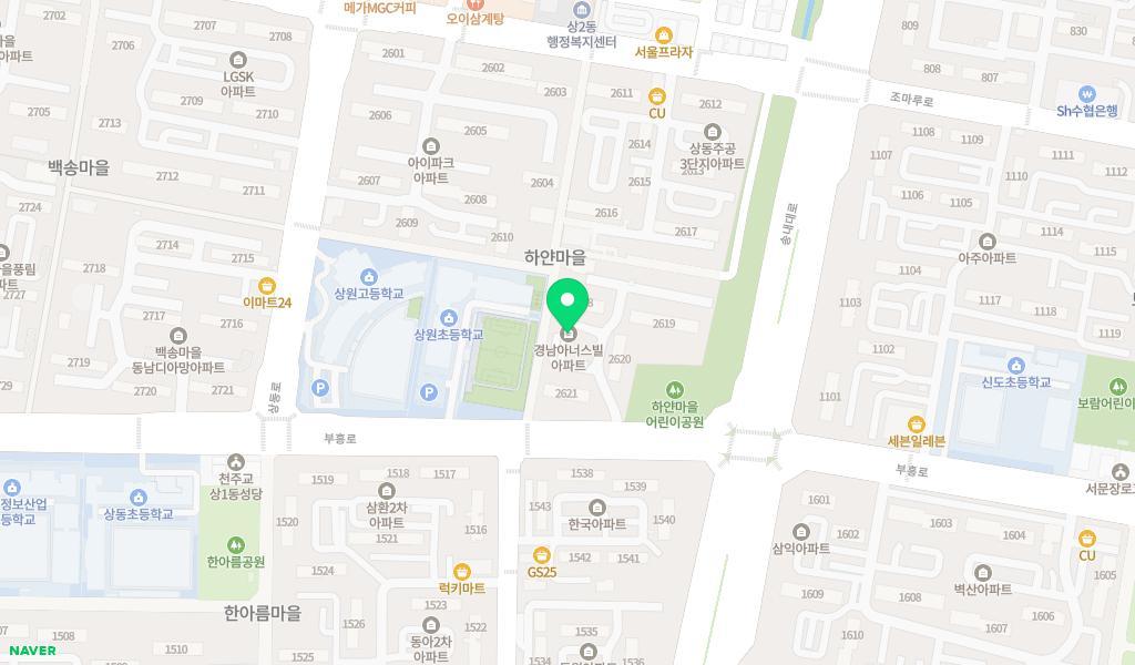 하얀마음어린이집 위치 지도
