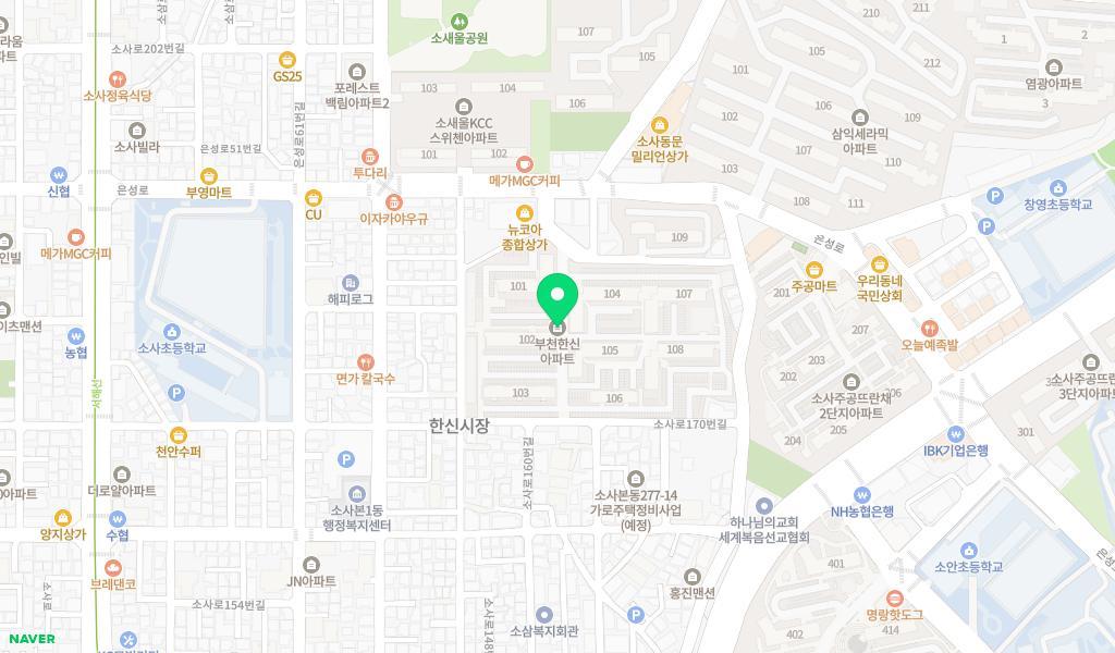 기쁜소리어린이집 위치 지도