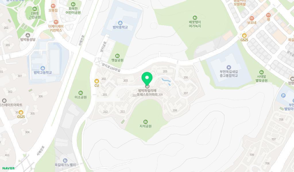 라온제나어린이집 위치 지도