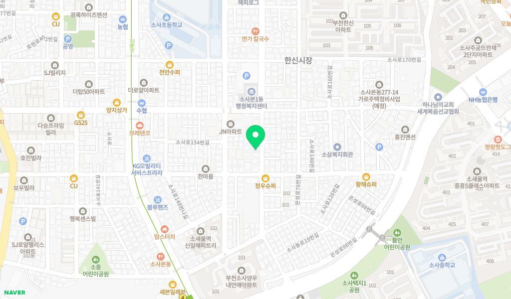 새그림나라예능어린이집 위치 지도
