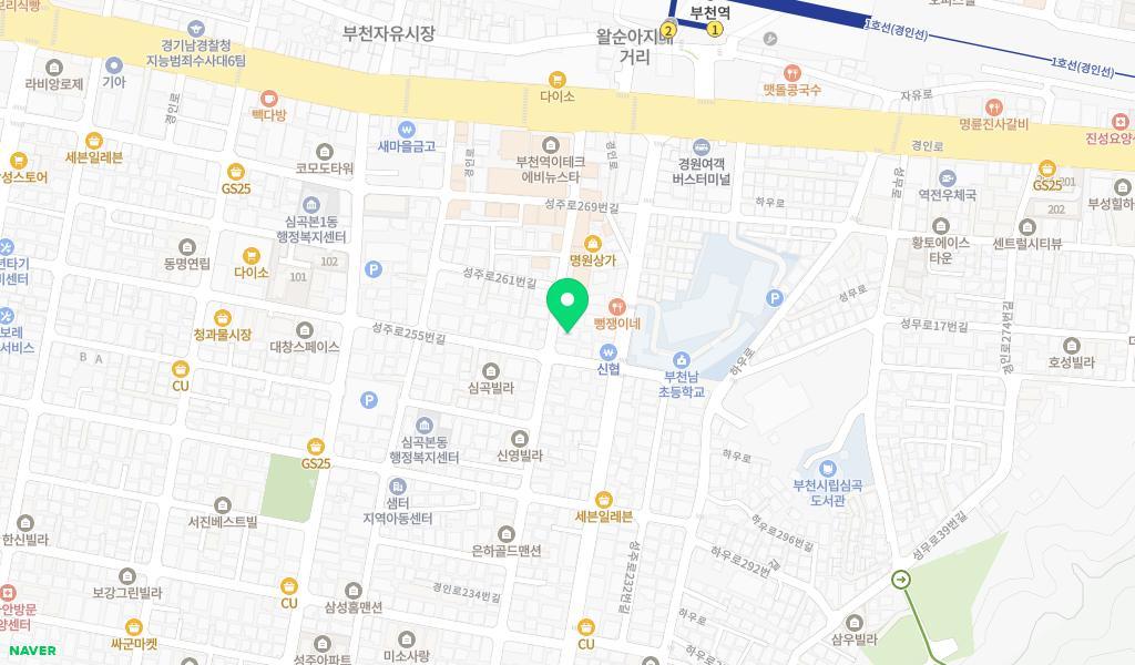 예쁜삼성어린이집 위치 지도