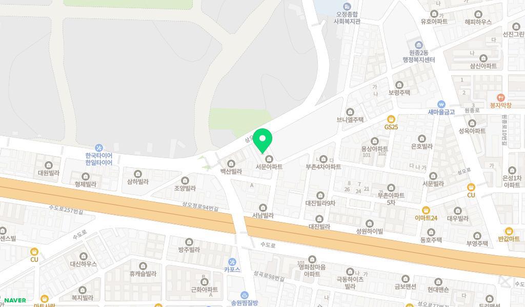 오정아이맘어린이집 위치 지도