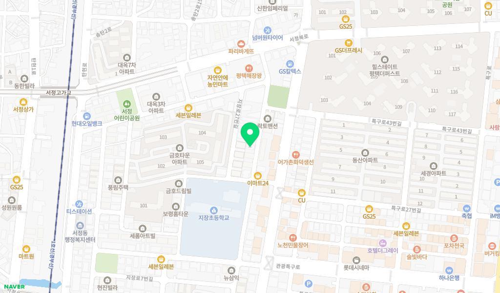 동그라미어린이집 위치 지도