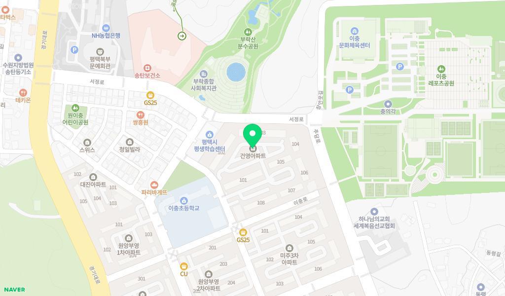 새나라어린이집 위치 지도