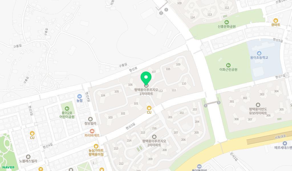 산새소리어린이집 위치 지도