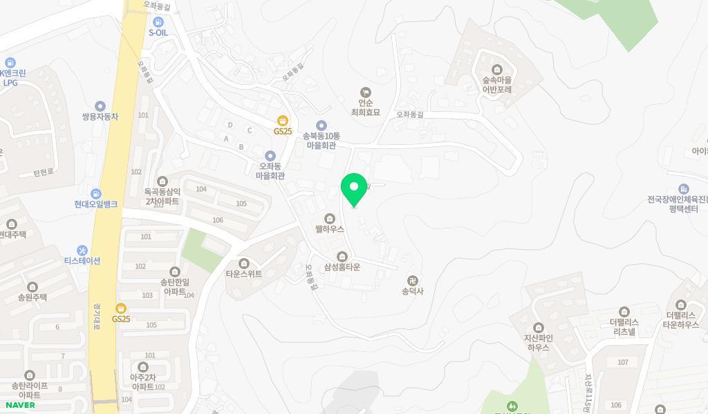 토리어린이집 위치 지도