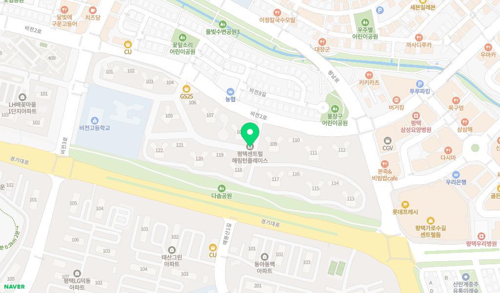 효성킨더어린이집 위치 지도