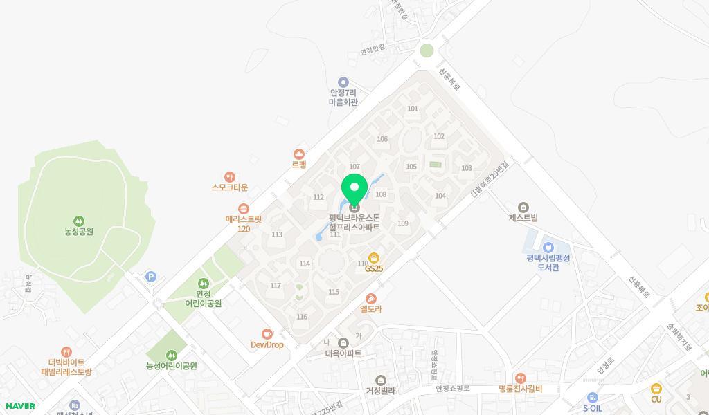 브라운스톤어린이집 위치 지도
