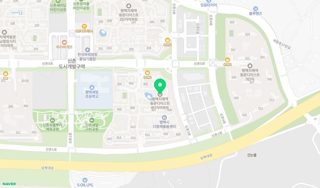시립굿모닝힐맘시티4단지어린이집 위치 지도