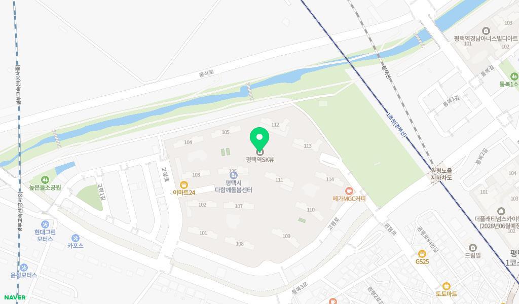 시립SK뷰어린이집 위치 지도