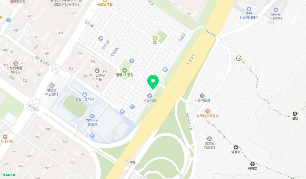 시립 별양어린이집 위치 지도