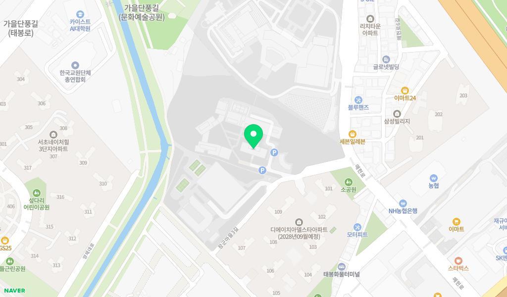 서울특별시 보건환경연구원 어린이집 위치 지도