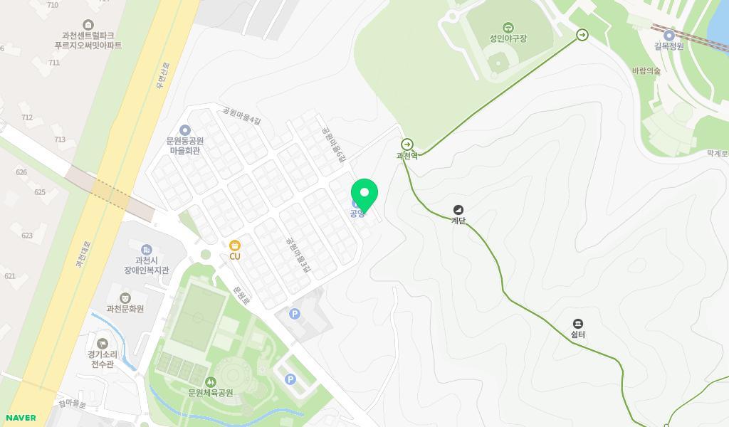 시립 공원마을 어린이집 위치 지도