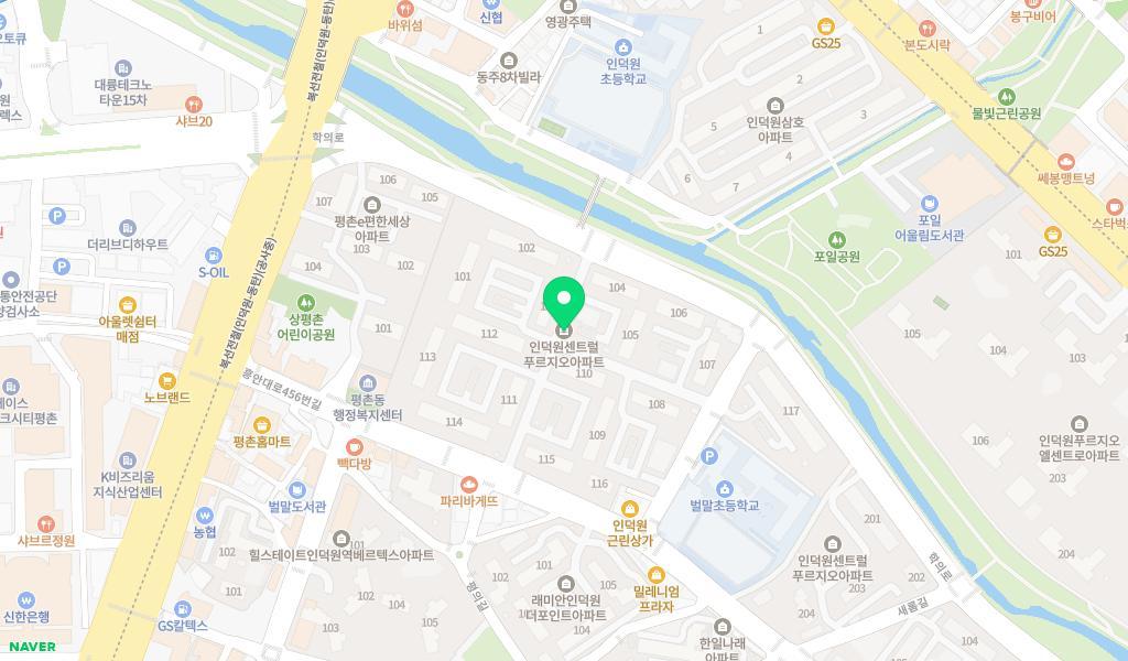 늘푸른어린이집 위치 지도