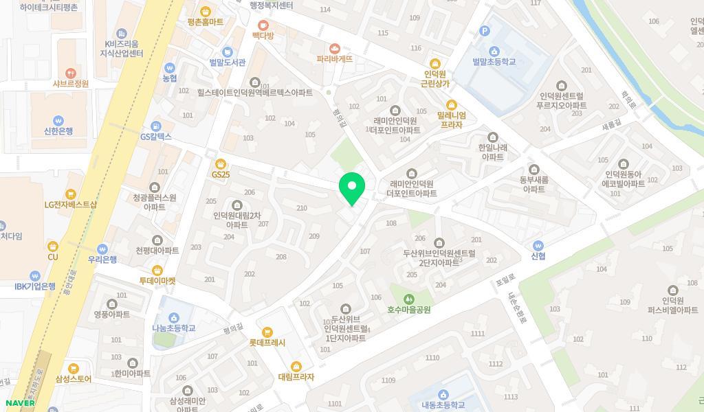 제니스키즈어린이집 위치 지도