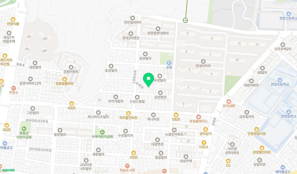 작은둥지발도르프어린이집 위치 지도