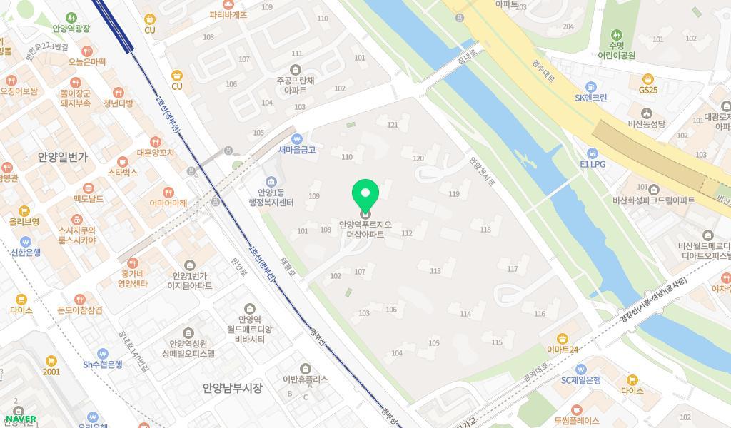 별하어린이집 위치 지도