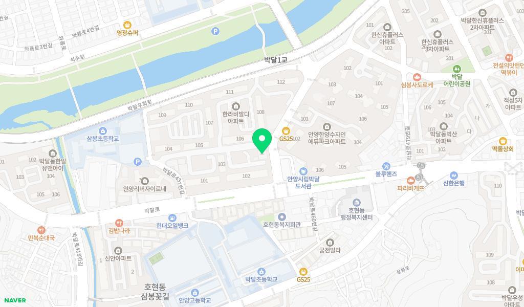 해피키즈어린이집 위치 지도